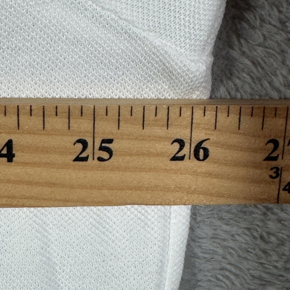 Lacoste Polo Shirt Mens 3XL 8 White Regular Fit Pique Cotton Short Sleeve - Picture 7 of 10